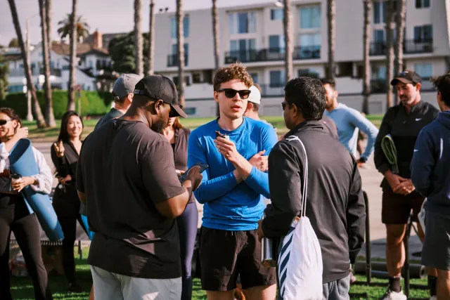 Michael attending a16z LA Tech Week